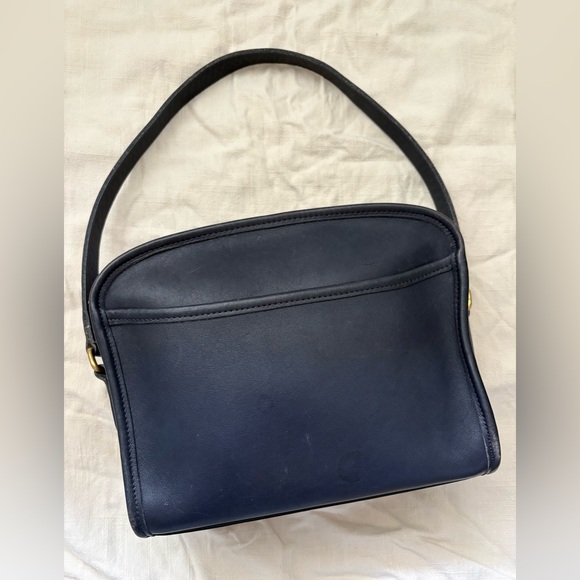 Coach Handbags - Vintage Coach Metropolis Navy Shoulder Bag